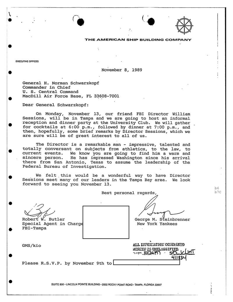 Illustration for article titled FBI Docs: How George Steinbrenner Made An Ass Of The FBI Director